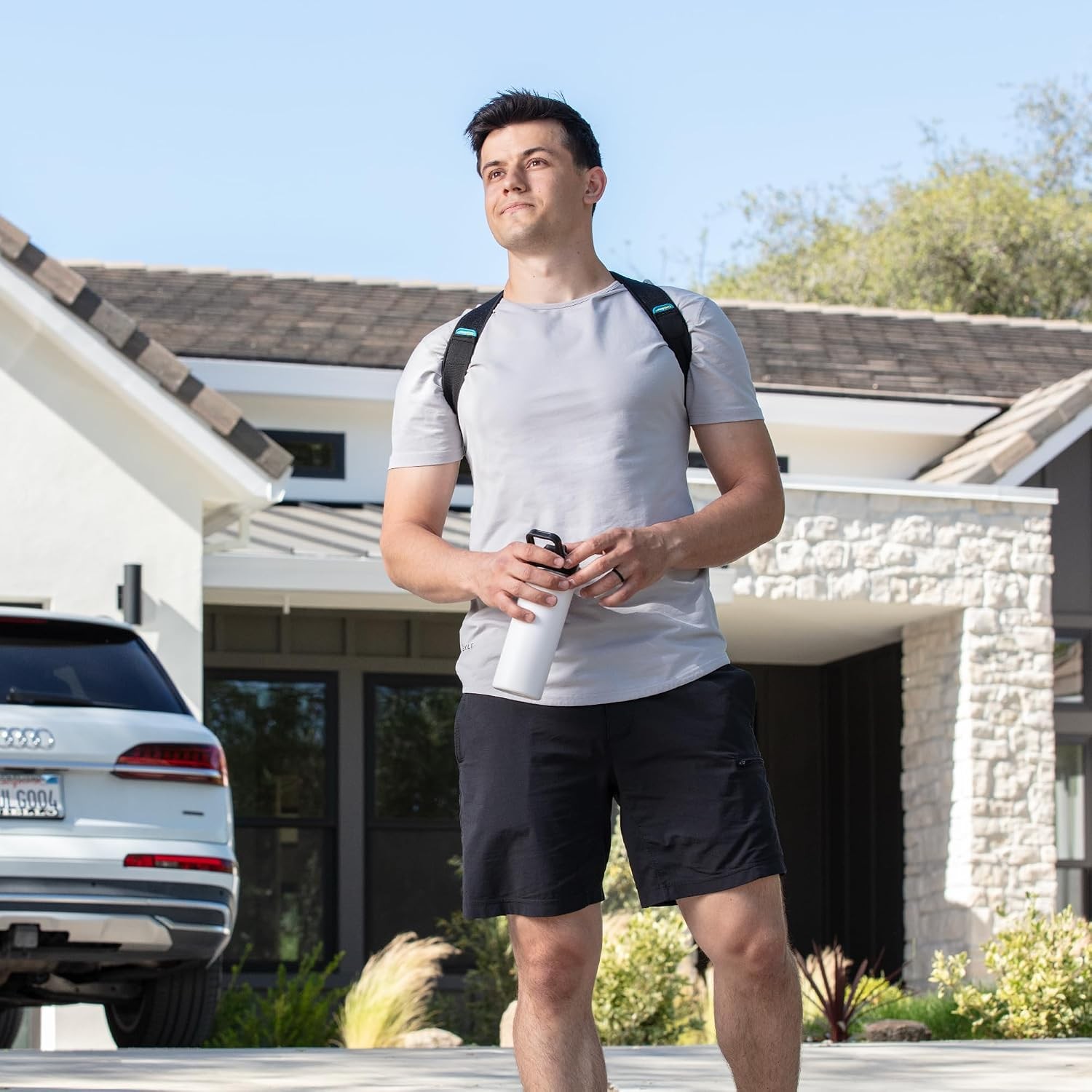 ComfyBrace Posture Corrector for Men and Women, Back Brace Straightener