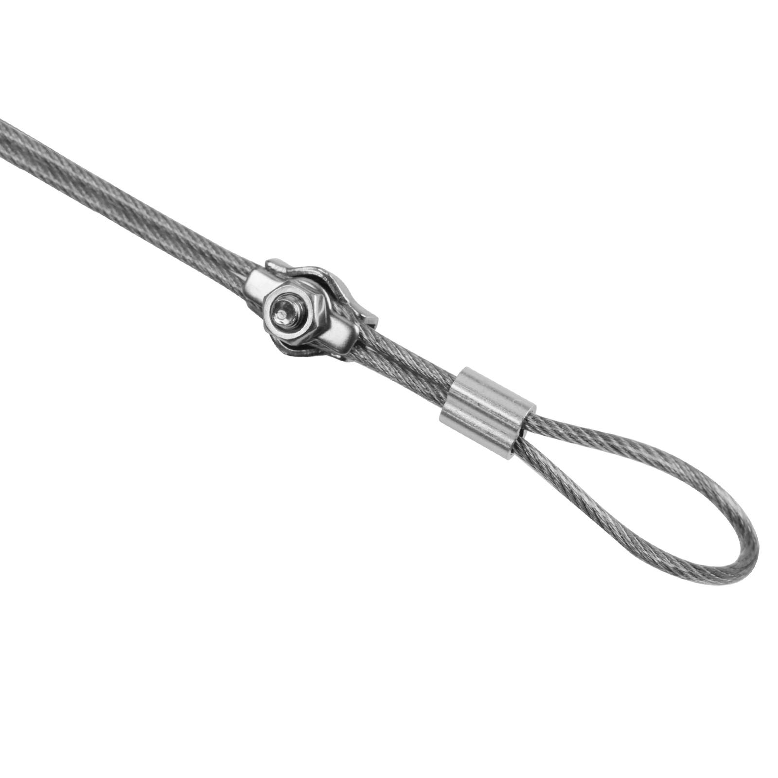 1/16″ 7×7 115ft Stainless Steel Wire Rope Kit Cable Turnbuckles Wire Tensioner