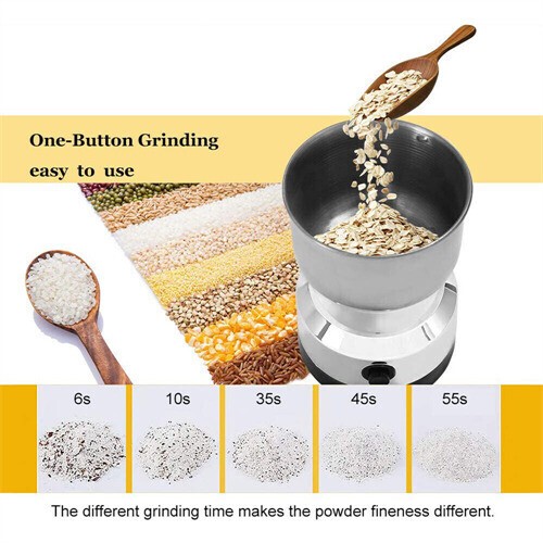 Electric Coffee Bean Grinder Nut Seed Herb Grind Spice Crusher Mill Blender USA