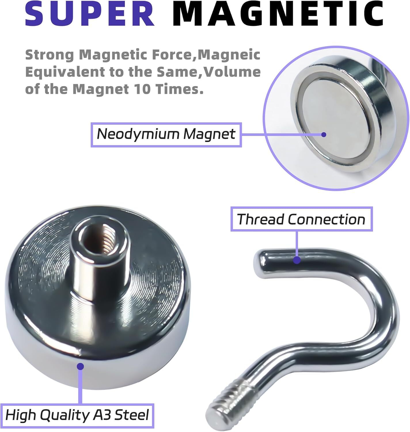 Magnetic Hooks Cruise Ship Essentials, 20lbs+ Heavy Duty Magnetic Hooks Cruise