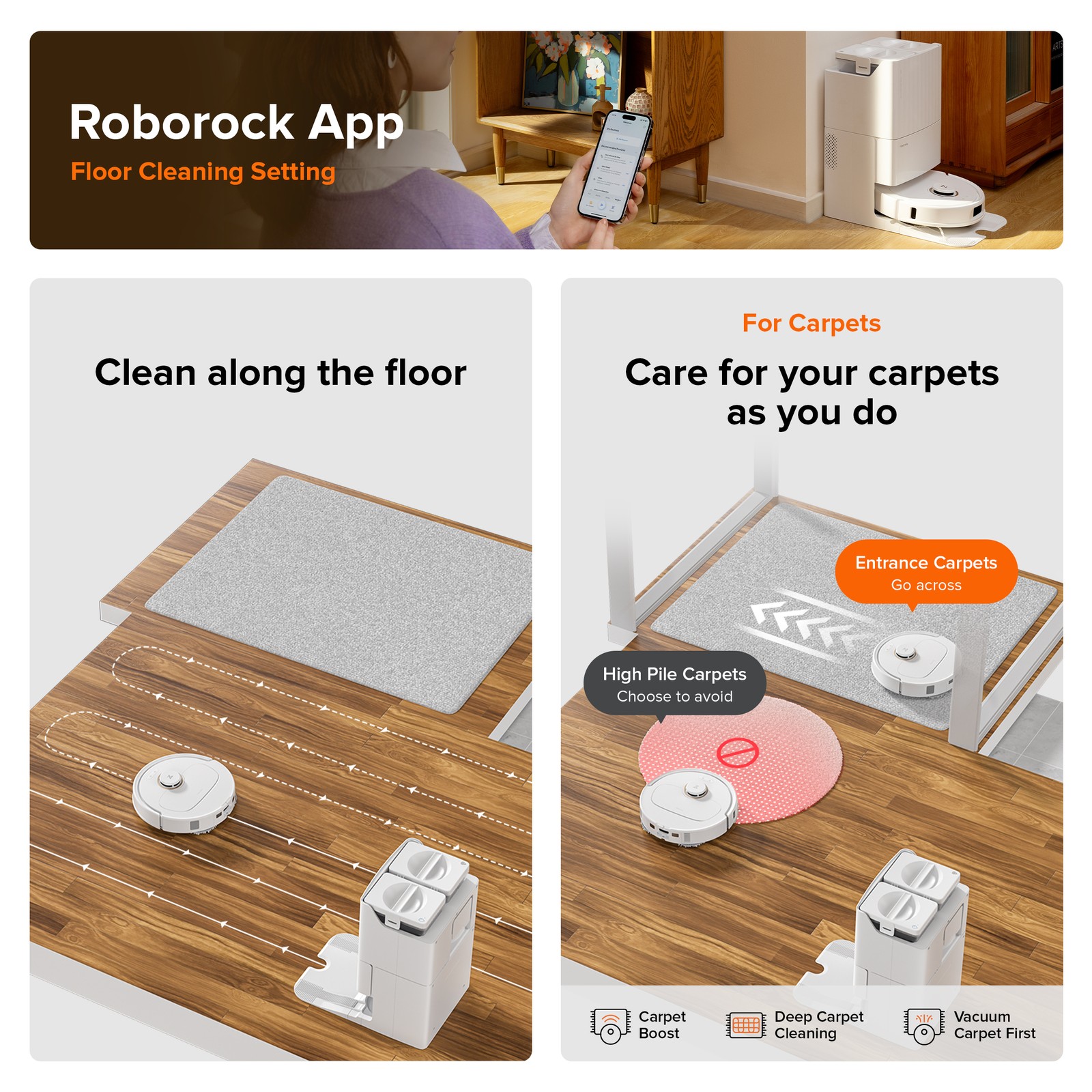 Roborock Qrevo Pro Robot Vacuum,7000Pa,Hot Water Mop Wahshing – Certified Refurb
