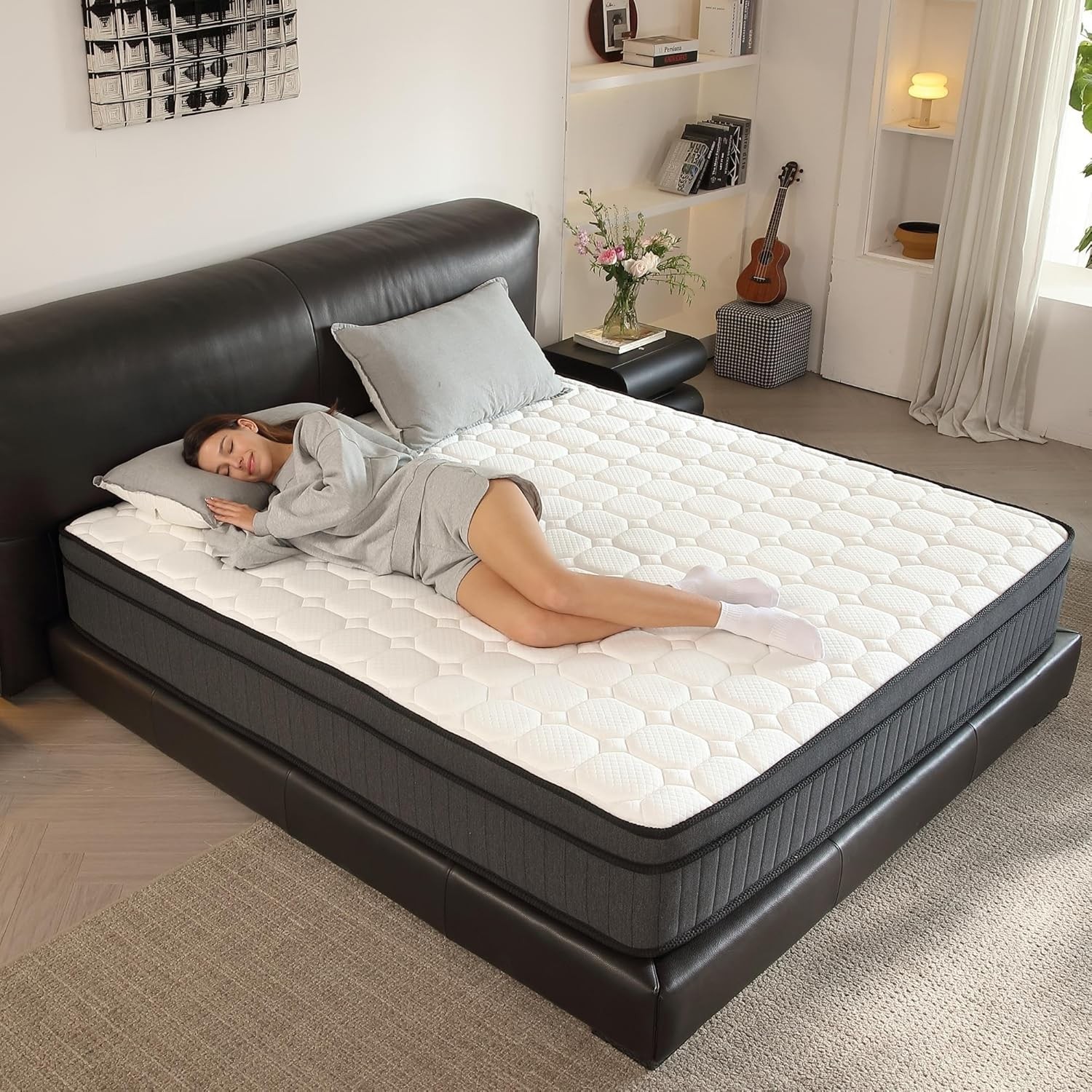 Fiberglass Free Breathable Mattress 2 Size for Pressure Relief, CertiPUR-US