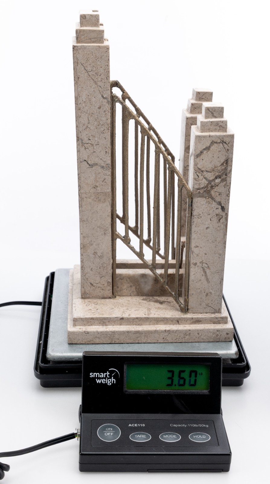 O.C. Tanner Display for Unknown Award Plaque of a Bridge / Staircase 11″ 3.5lbs