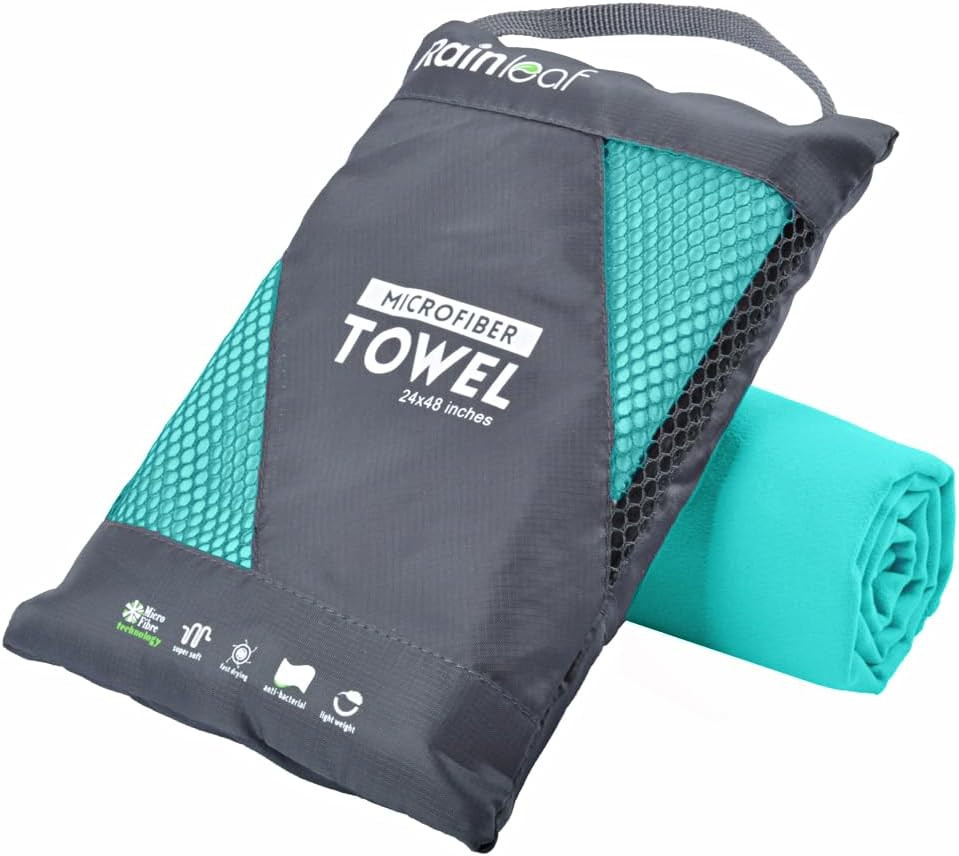 Compact Microfiber Towel – Quick Dry, Ultra Absorbent, Ideal for Travel & Sports