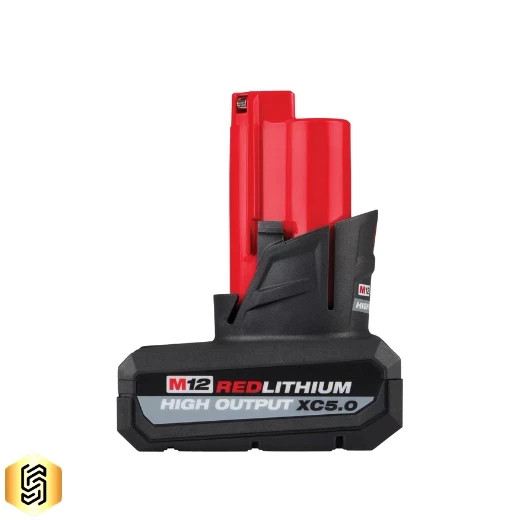 Milwaukee 48-11-2450 M12 RedLithium HIGH OUTPUT 5.0Ah XC5.0 Battery Pack