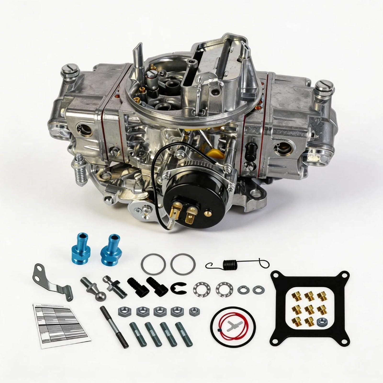 4150 Double Pumper Carburetor, Square Bore, Replacement For Holley Quick Fuel…