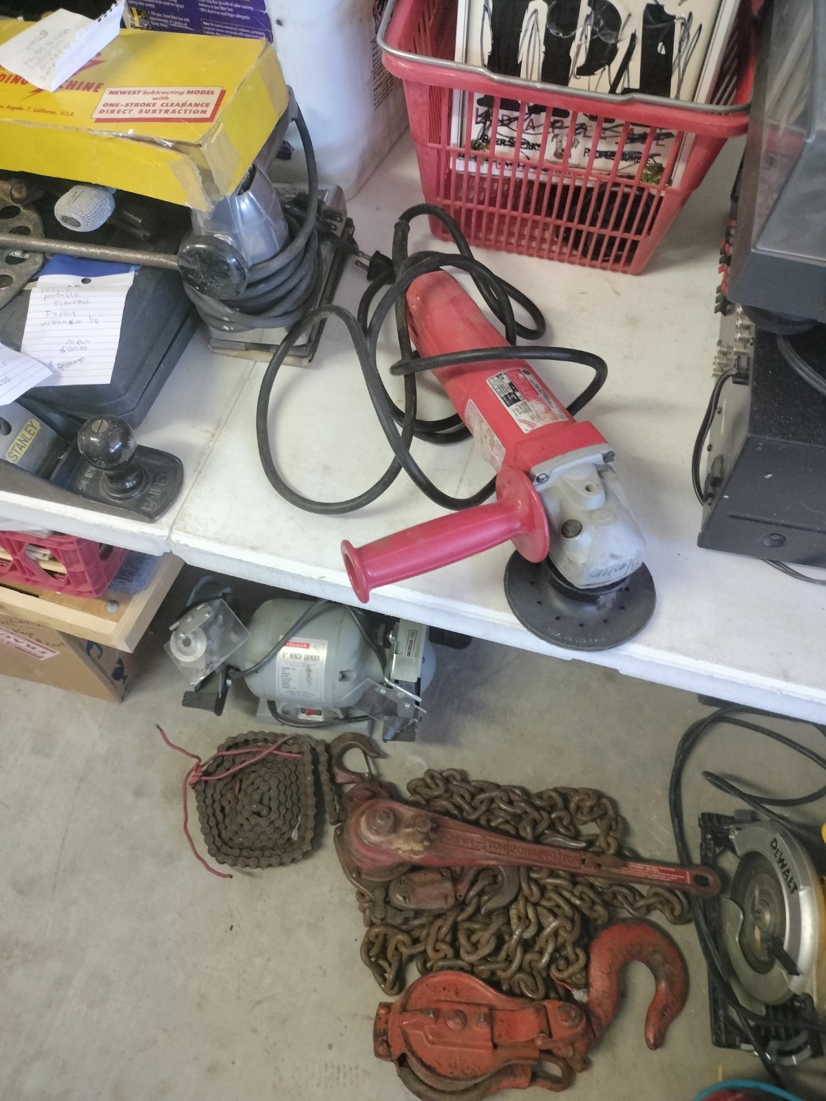 Milwaukee Corded Electric Angle Grinder Rotary/Circular Action Red
