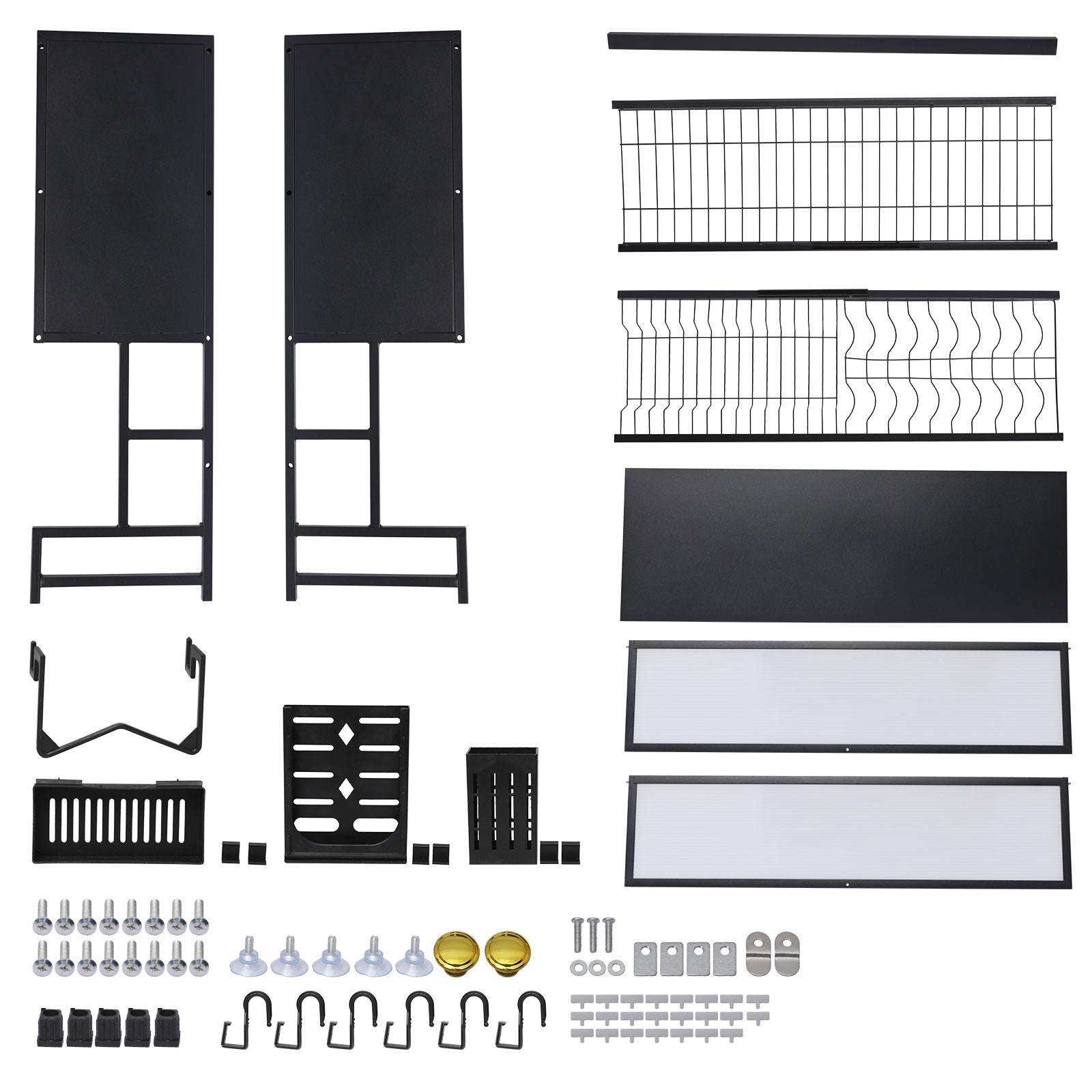 Dish Drying Rack Utensil Storage Cabinet Kitchen Over The Sink 33.46in 2 Tier