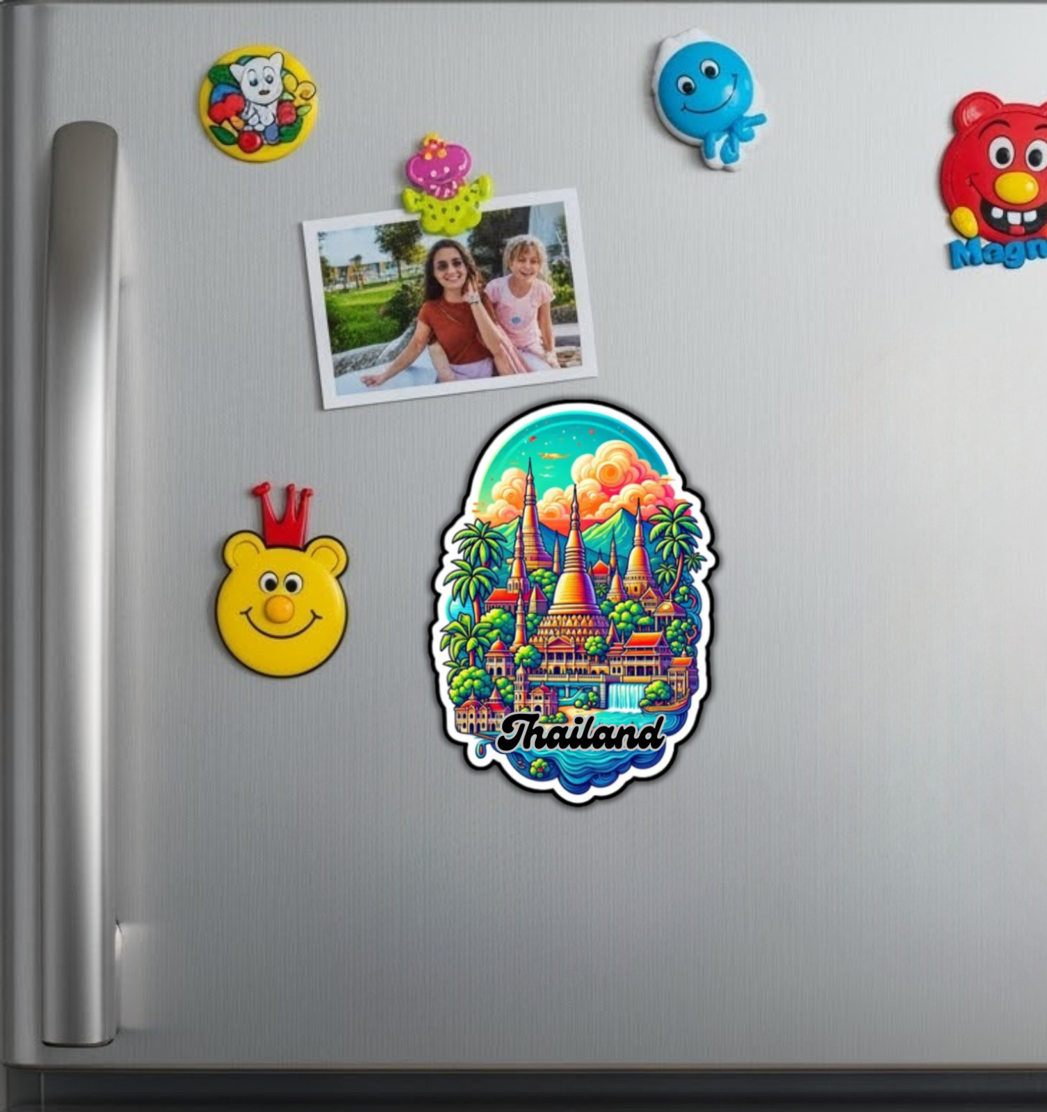 Thailand Fridge Magnet or Laptop Sticker