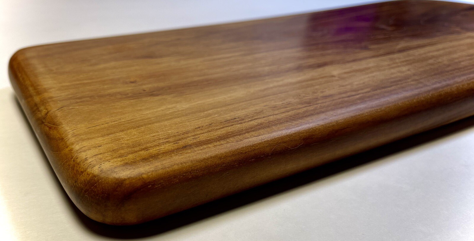 Teak Wood – One Piece Solid Teak Wood Board for Cutting, Serving, W/ Long Handle