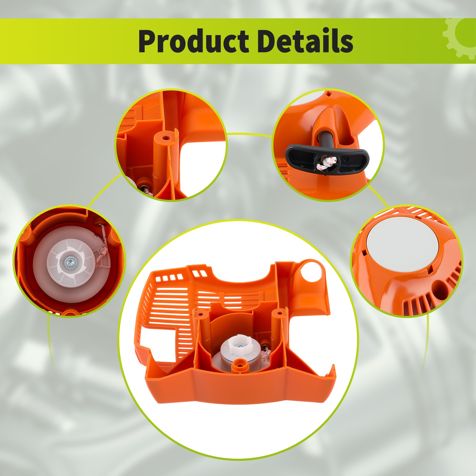 Recoil Pull Start Replacement Fit For STIHL FC56C FS56RC HT56C KM56RC FC56 FS56R