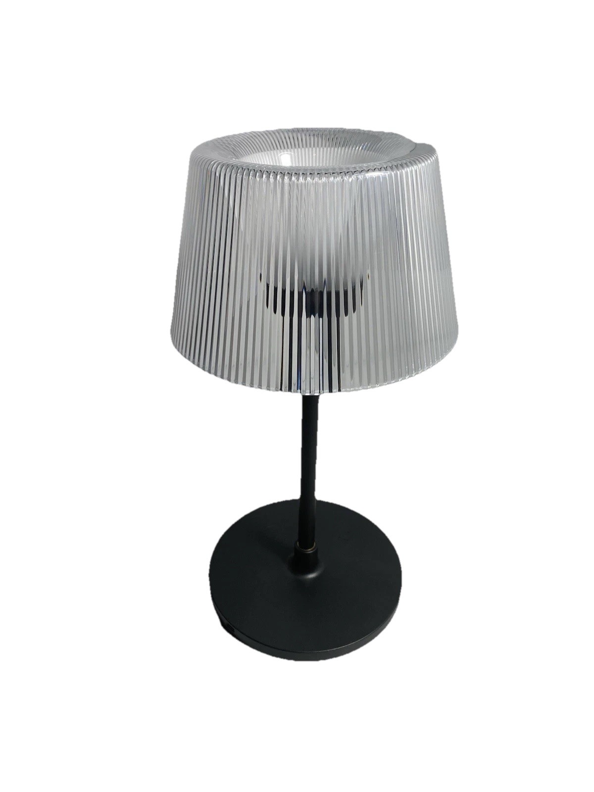 NEW- 14.2 IN Touch Table Lamp USB Adapted Small Black