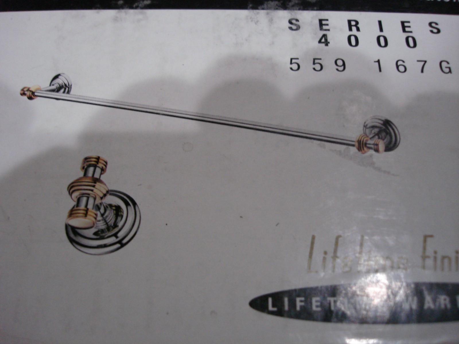 Pegasus 4000 Series Polished Chrome & Brass Bathroom Faucet & Acc. Kit 559 167G