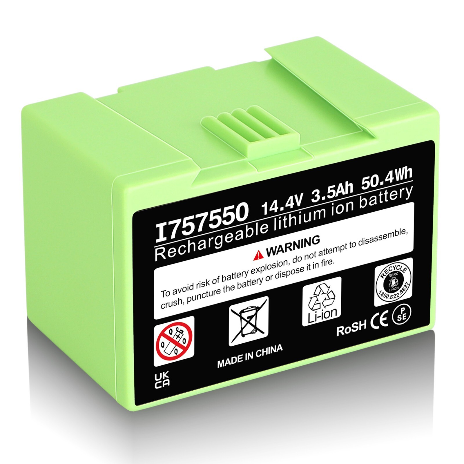 2x 3.5Ah For iRobot Roomba 14.4V Lithium Battery e5 e6 i3 i4 i6 ABL-D1 3.5Ah i7