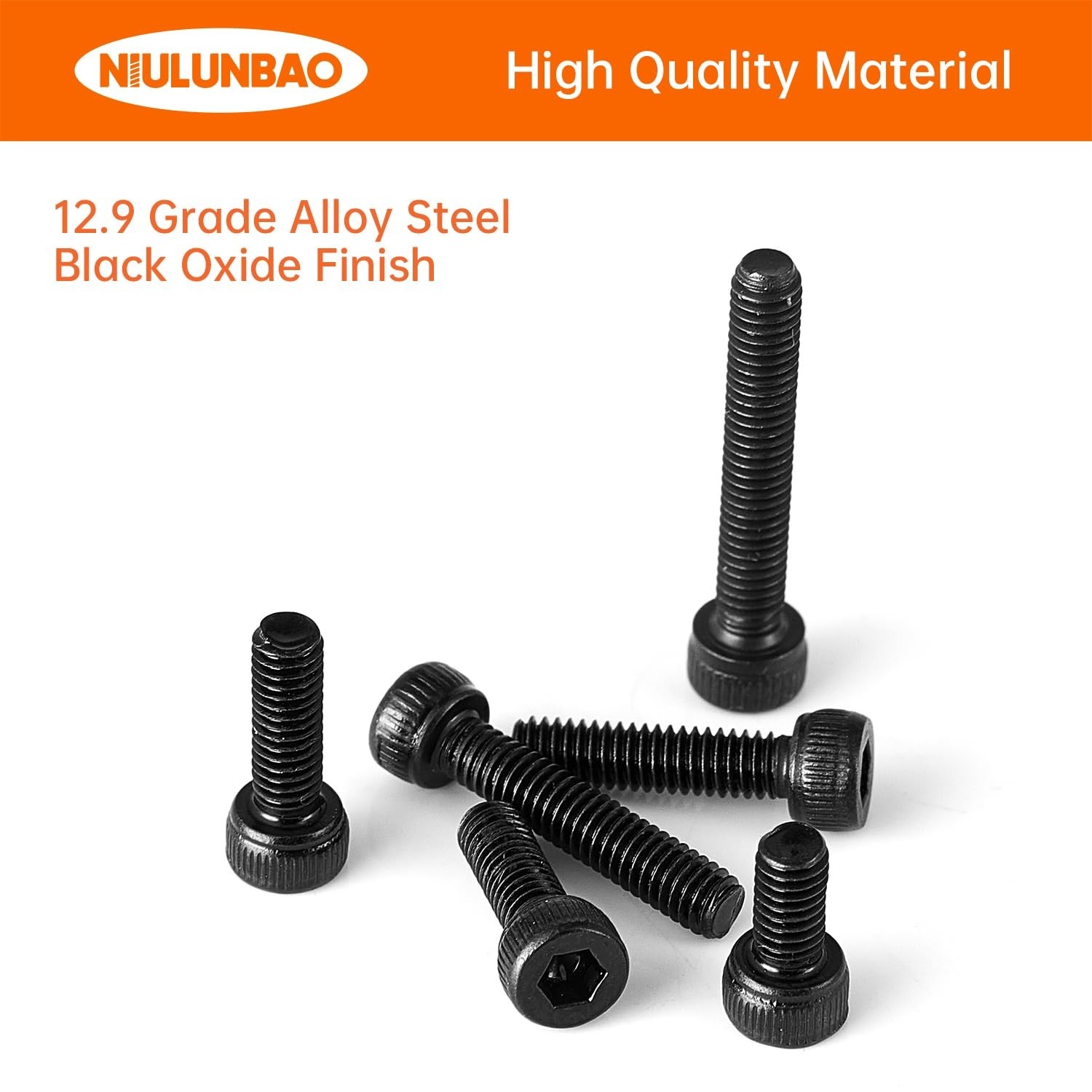 M4 x 8mm 12mm 16mm 20mm 25mm Hex Socket Head Cap Screws Bolts, 12.9 Grade All…