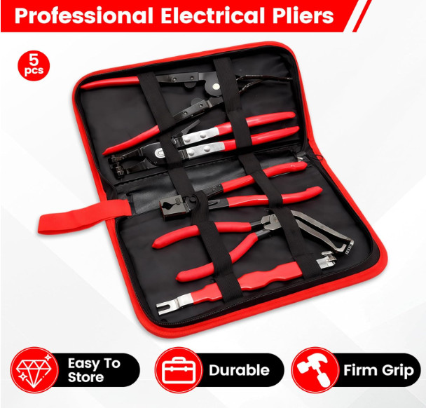 5Pcs Automotive Electrical Disconnect Pliers Kit