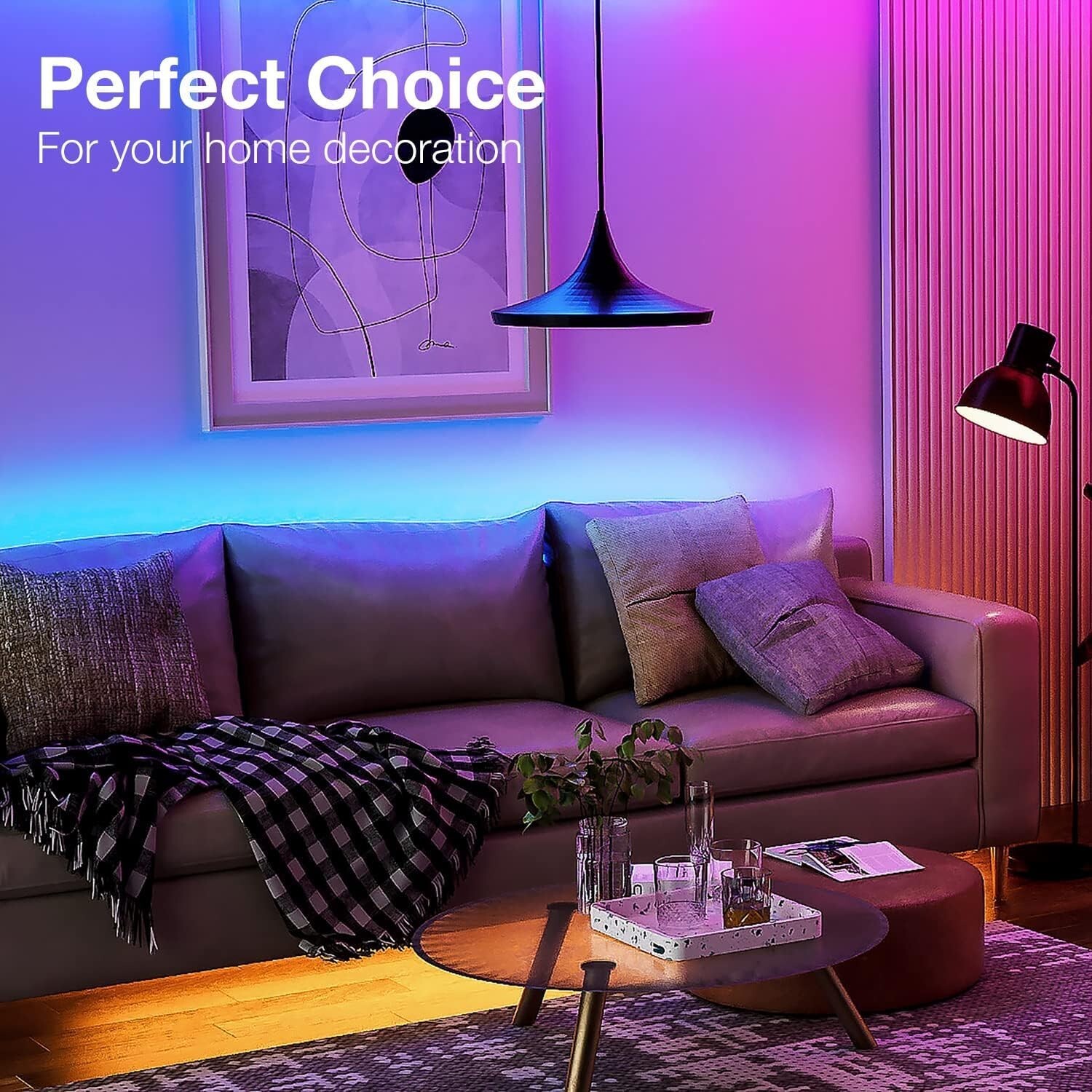 TJOY LED Strip Lights, Smart Light with App Remote Control, RGB LED Lights for
