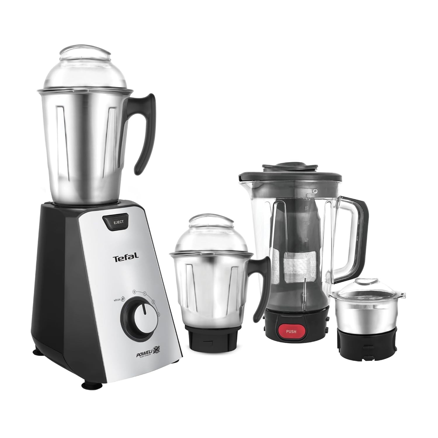 Tefal Mixer Grinder 800W PoweliX Blade Fast Grinding Fruit Filter Blender Jar
