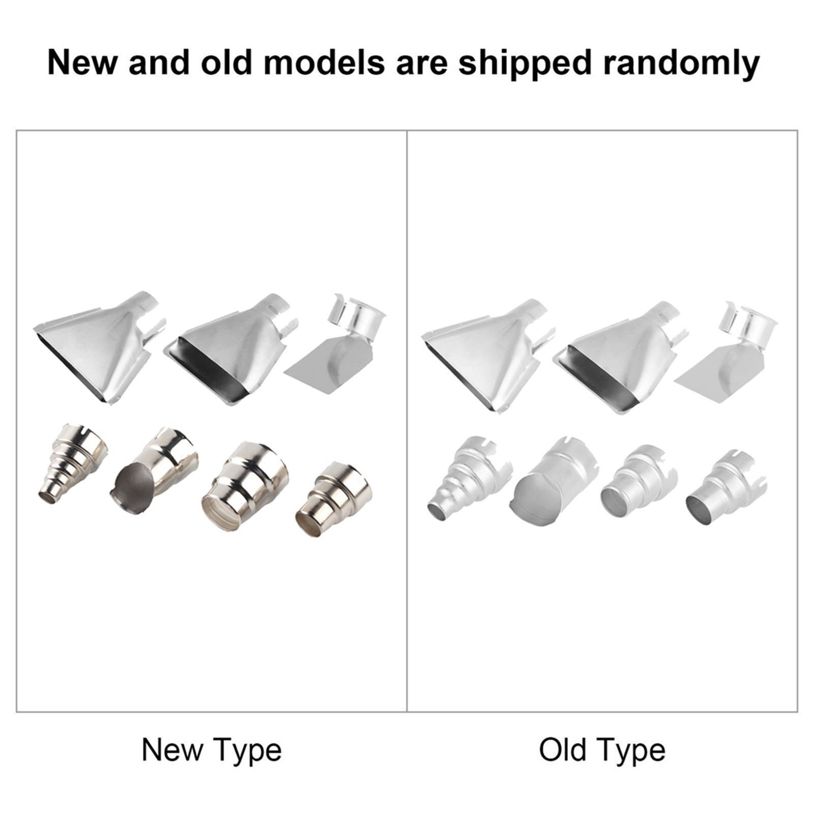 7Pcs 35-40mm Heat Gun Nozzle Kit Hot Air Tool Nozzles Tips Accessories Set