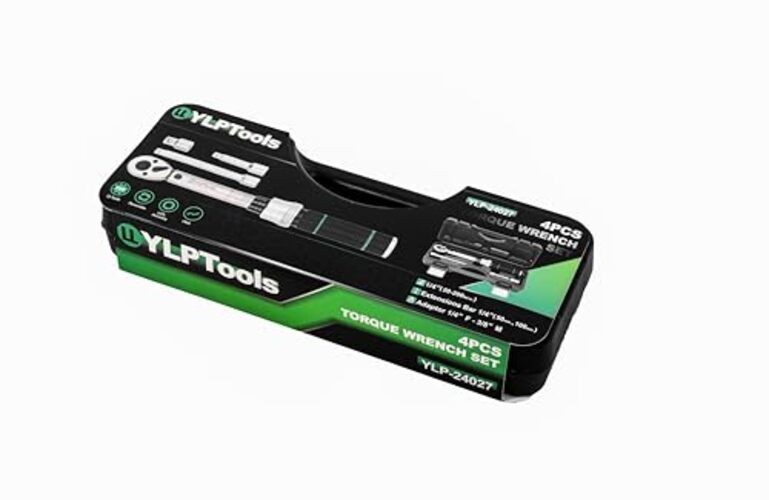 1/4-Inch Drive Click Torque Wrench Set, 20–200 in-lb 1.67-16.67 ft-lb 1/4-inch