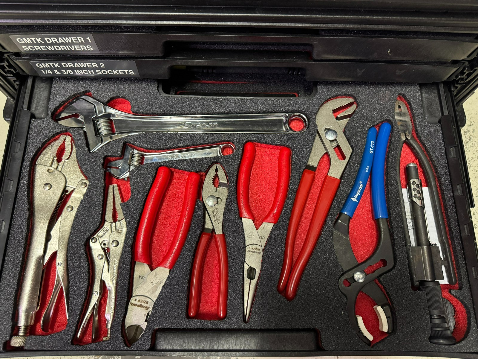 Snap-On NEW GMTK Complete Series 2 GMTK 6-Drawer General Mechanics Tool Kit !!