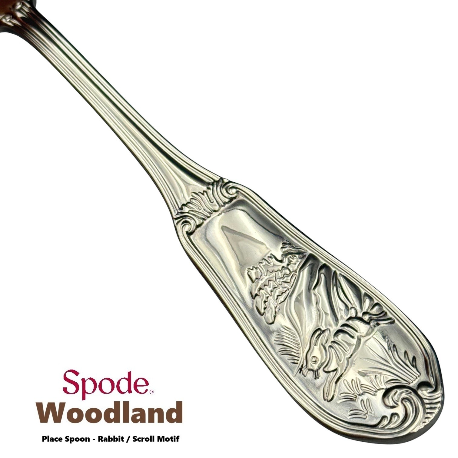 Spode Woodland 18/10 Stainless Steel 20pc. Flatware Set (Service for Four)