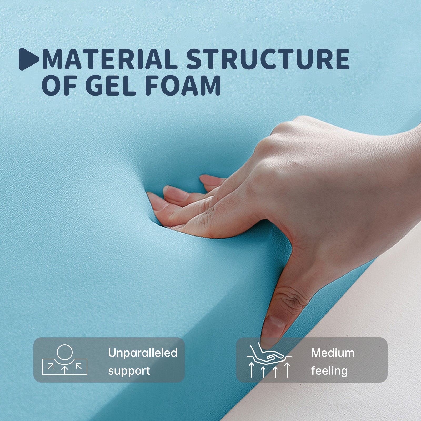 5 Inch Gel Memory Foam Mattress in a Box, CertiPUR-US Certified and Breathable