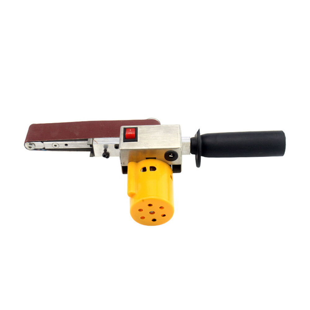Handheld Electric Belt Sander Mini Grinder Small Machine with 10 Sanding Belts