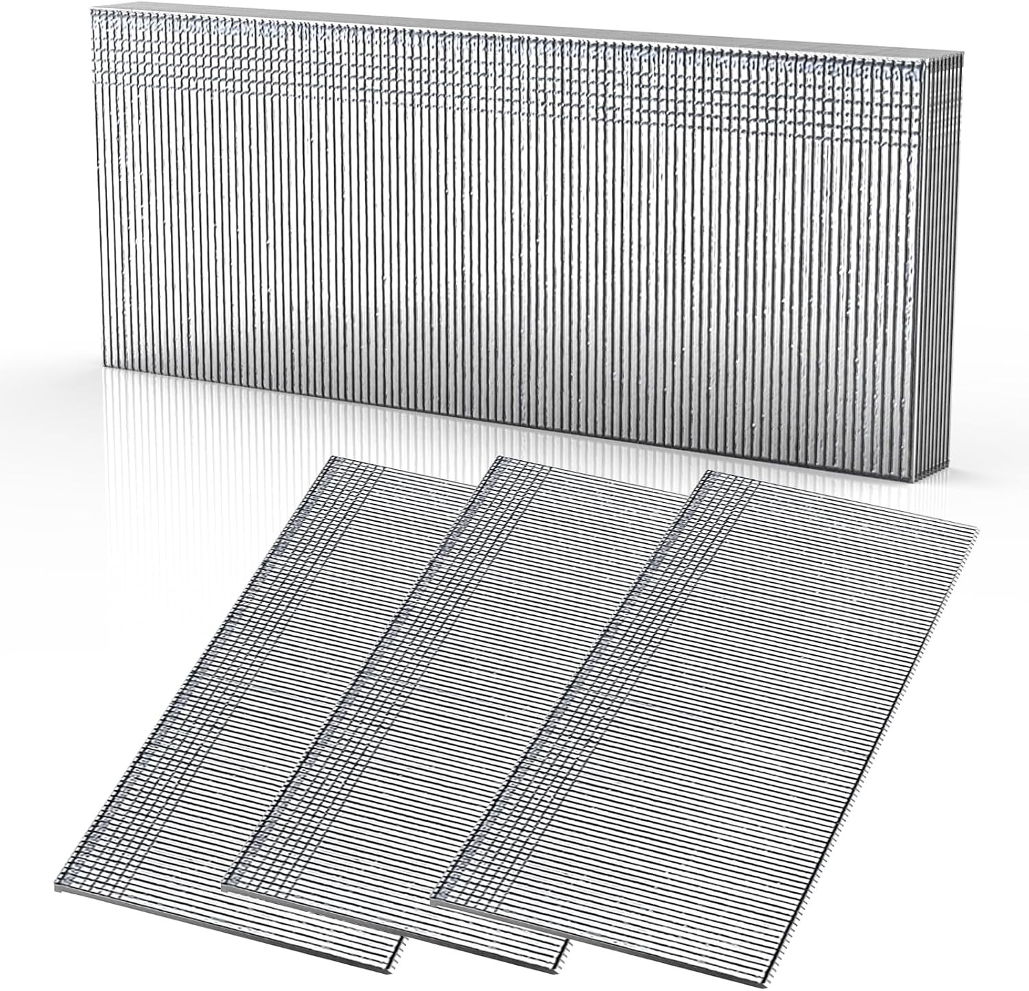 18 Gauge Brad Nails, Galvanized Nail Gun Nails for Pneumatic, Electric Brad