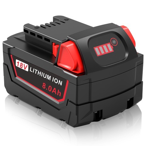 2PACK 8.0AH Battery For Milwaukee for M18 Lithium 18V Li-Ion Extended 48-11-1860