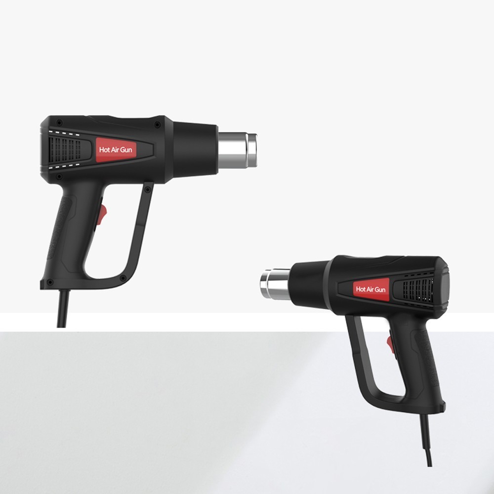 2000W Heat Guns Fast Heat Hot Air Gun Kits Dual Temperature Power with 4 Nozzles