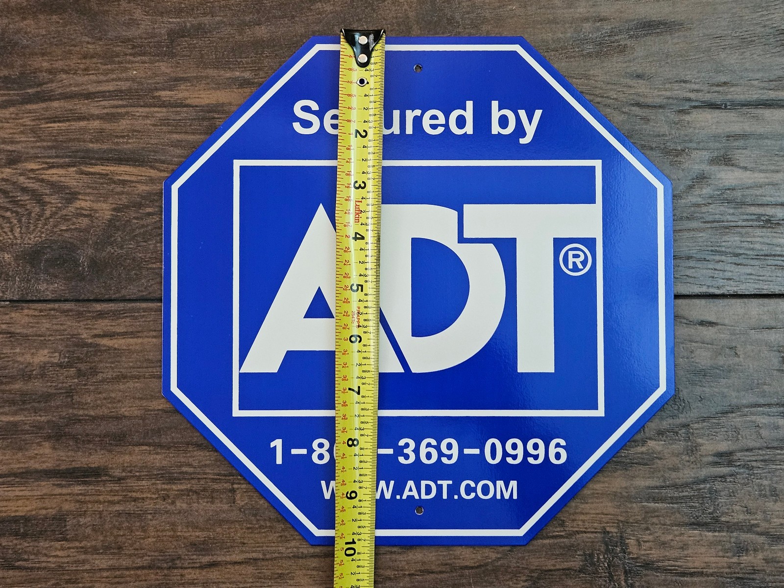 Reflective Home Security Sign 10×10″ – for yard, window, door, wall