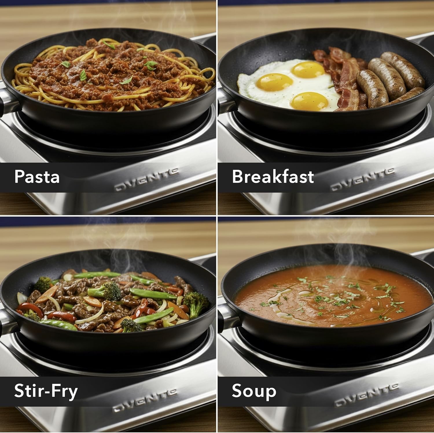 Countertop Infrared Double Burner 1700W Electric Hot Plate and Portable Stove