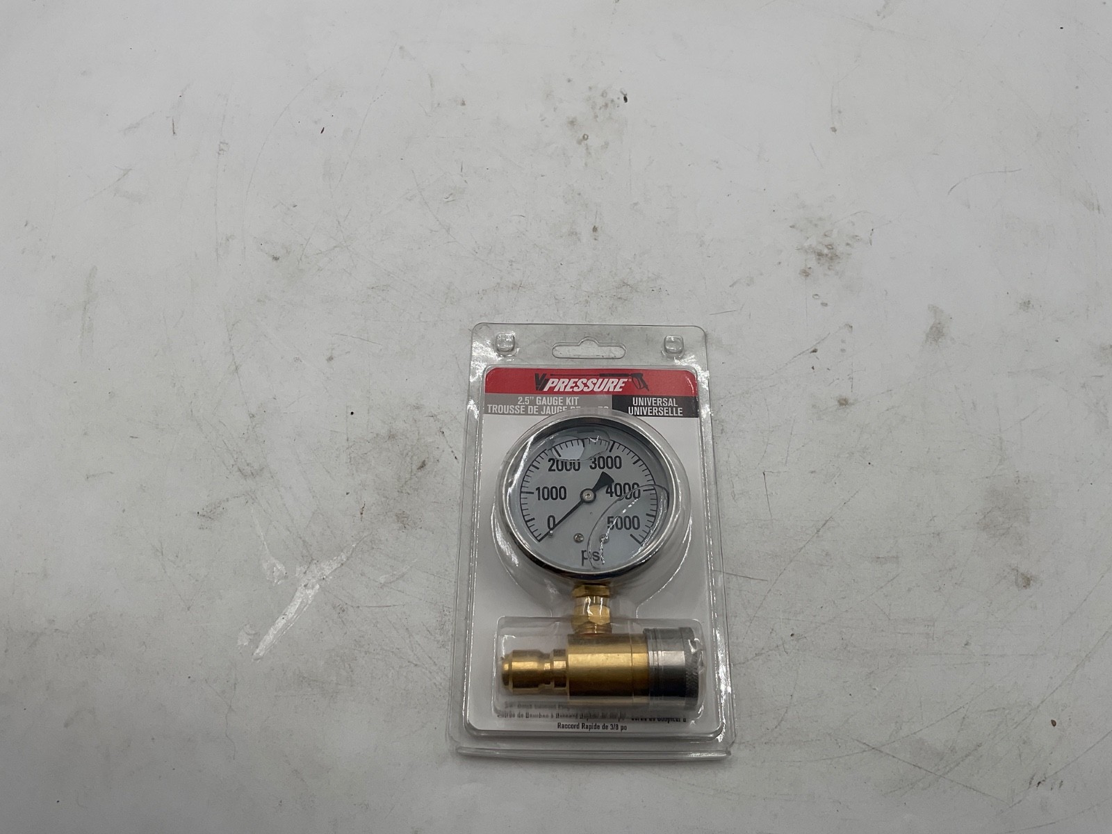 NorthStar Pressure Washer Pressure Gauge – 5000 PSI 3/8in. Fitting
