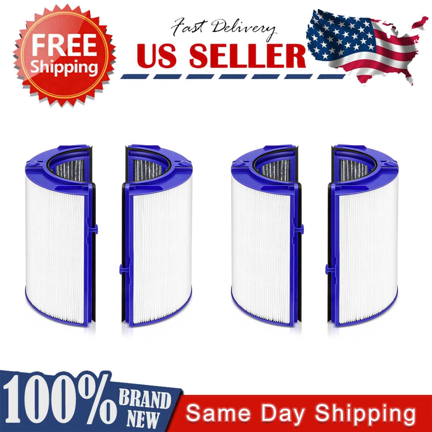 2 Pack HEPA filter for Dyson Purifier Hot+Cool Formaldehyde HP09 970341-01