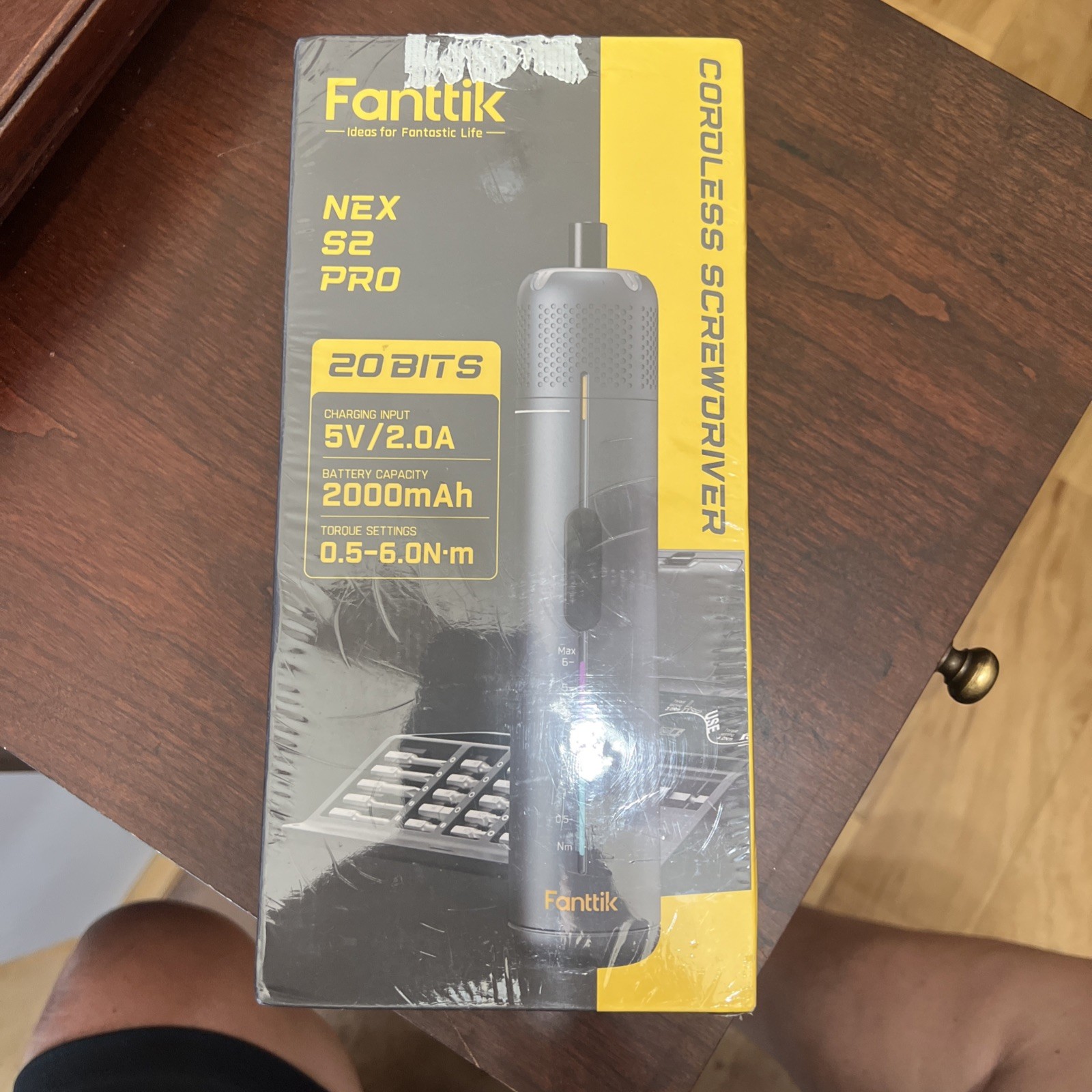 Fanttik S2 Pro 3.7V Electric Screwdriver, Cordless Screwdriver Set, 7 Torque Set