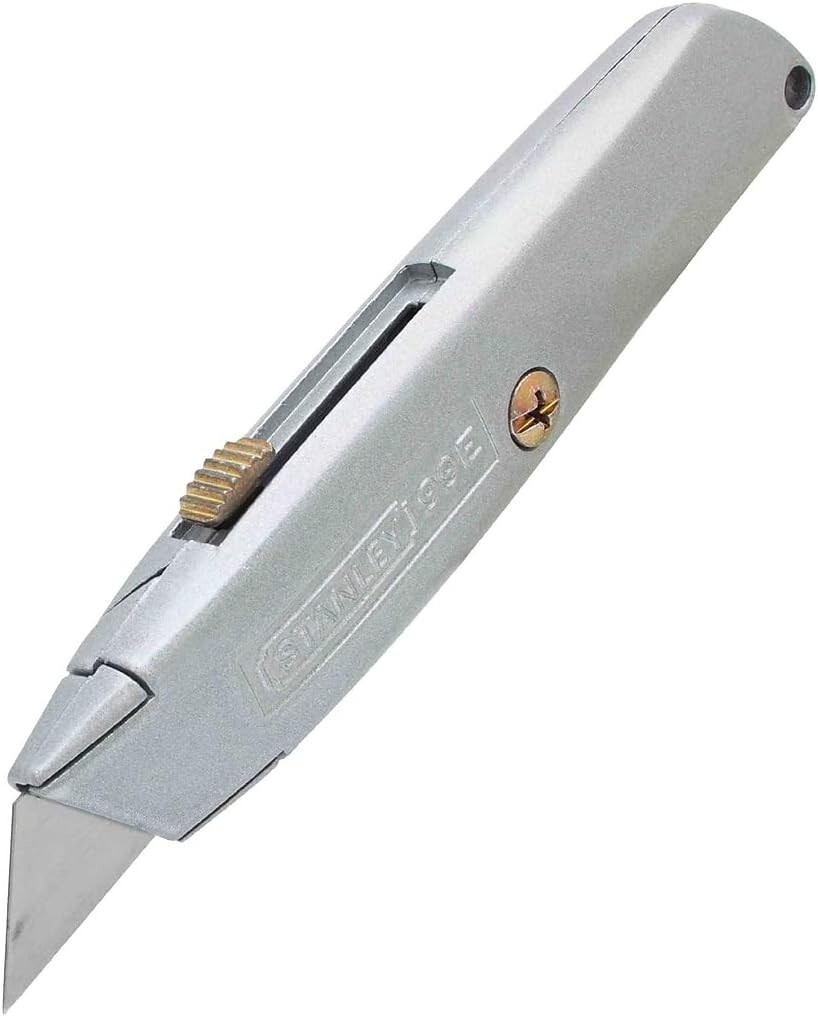Stanley Utility Knife Classic 99 6 in. Retractable Gray 10-099 Lot Of 3