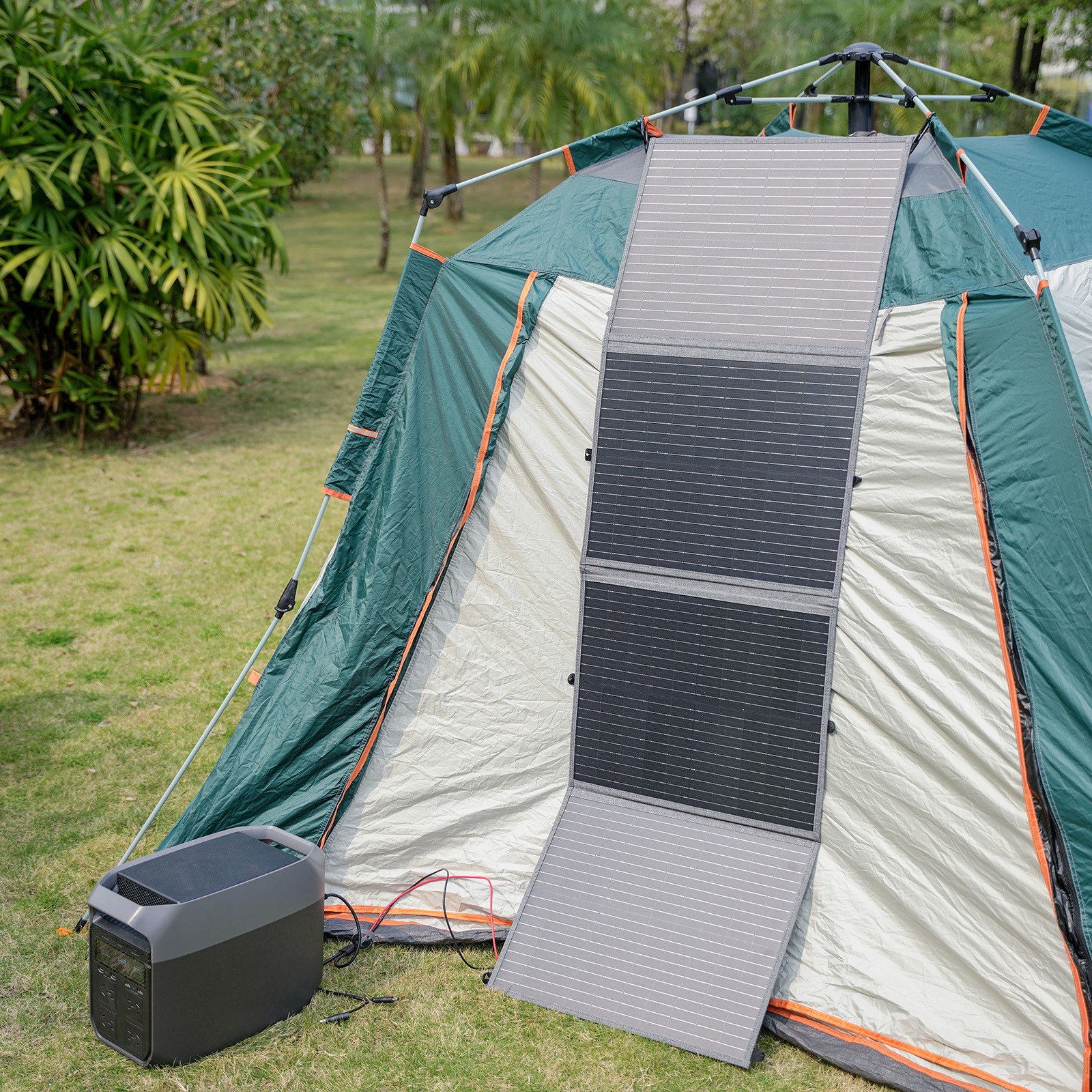 MHPOWOS 200W Portable Solar Panel Foldable Solar Modules for Camping Solar