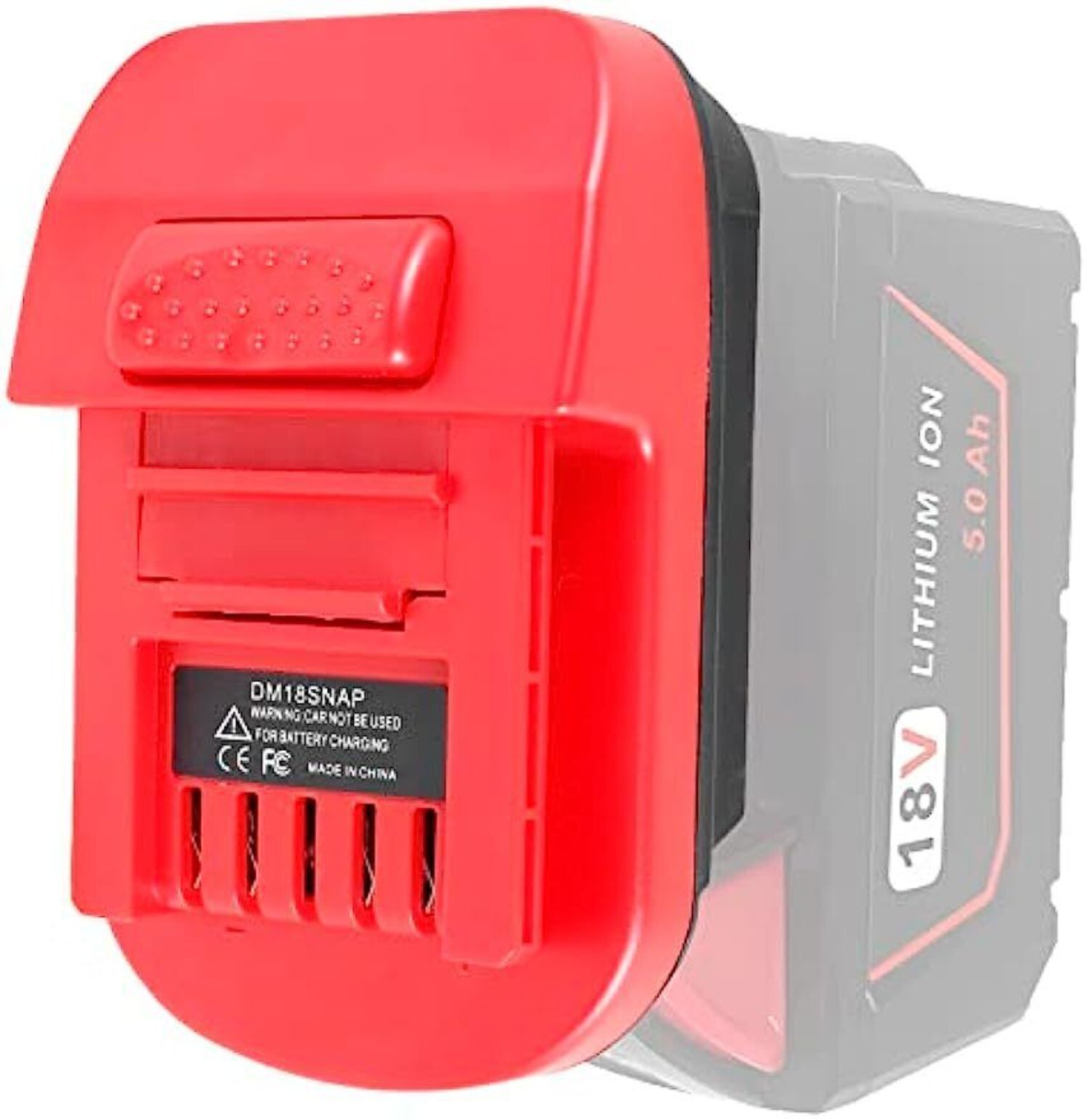 Battery Adapter For Dewalt 20V Battery Convert to For Snap-on 18V Tool DM18SNAP