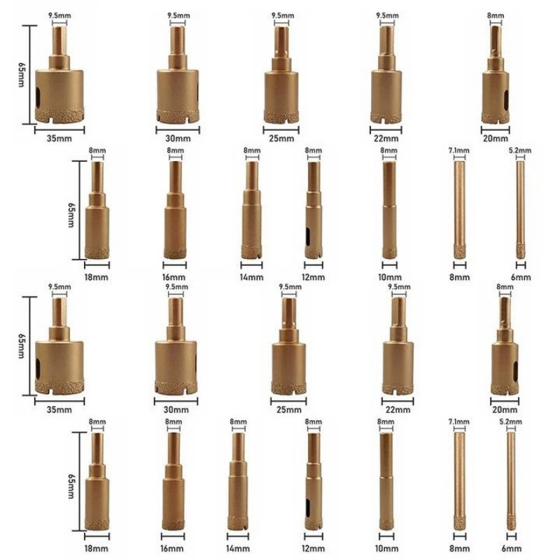 BOURVILL-24Pcs Manual Tool Set. Is A Heavy-duty Round-hole Leather Punching Tool