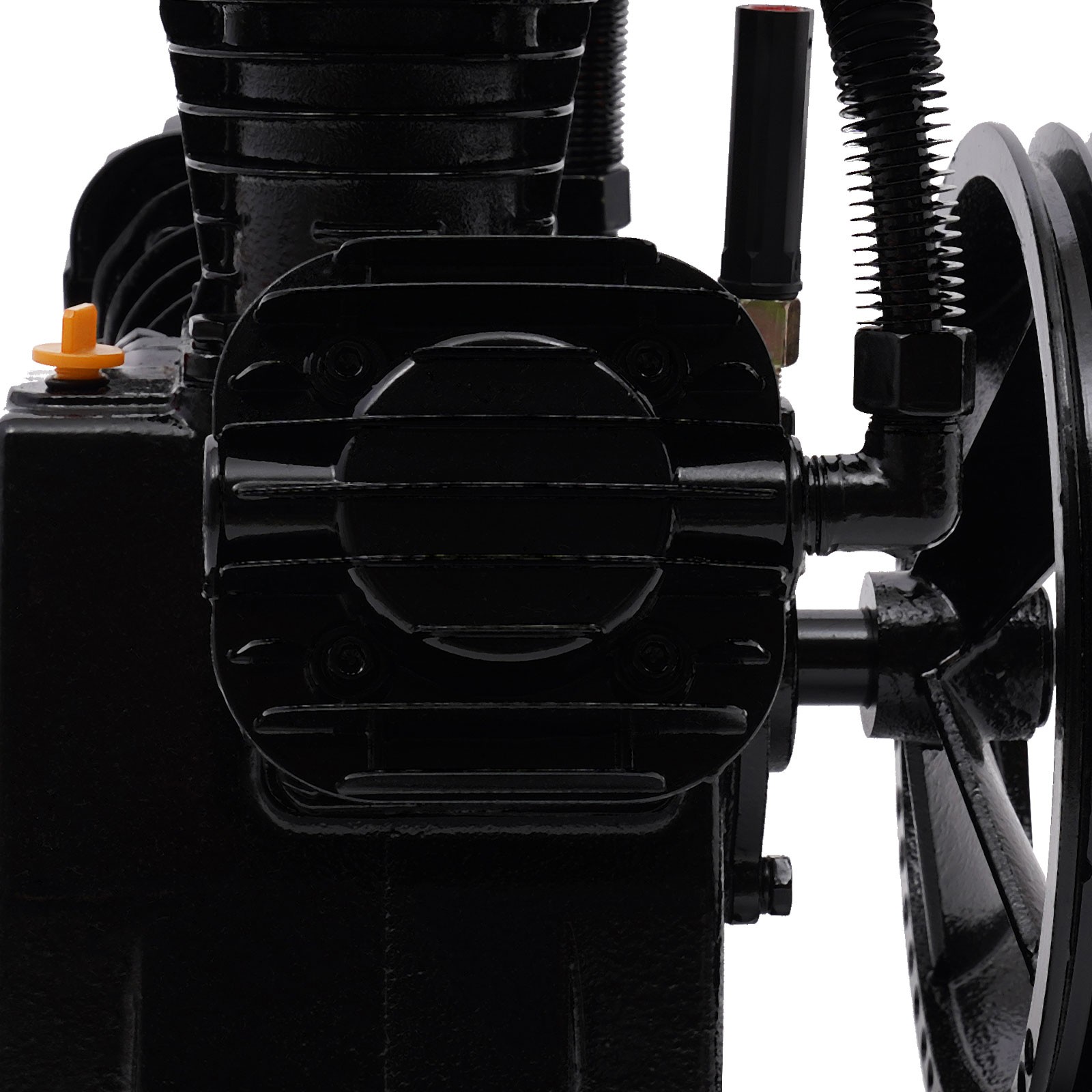 5-HP Single-Stage Inline-Twin Replacement Air Compressor Pump 3 3 Cylinder Head