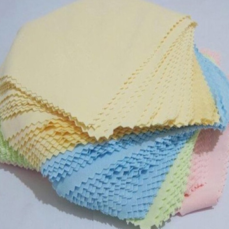 100pcs Microfiber Glasses Cleaning Cloth 5.1″×5.1″ Clean Spectacles Dust Smudges