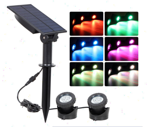 T-SUN 2/3/5 LED Pond Light Spotlights Spot Light RGB Garden Pool Underwater IP68