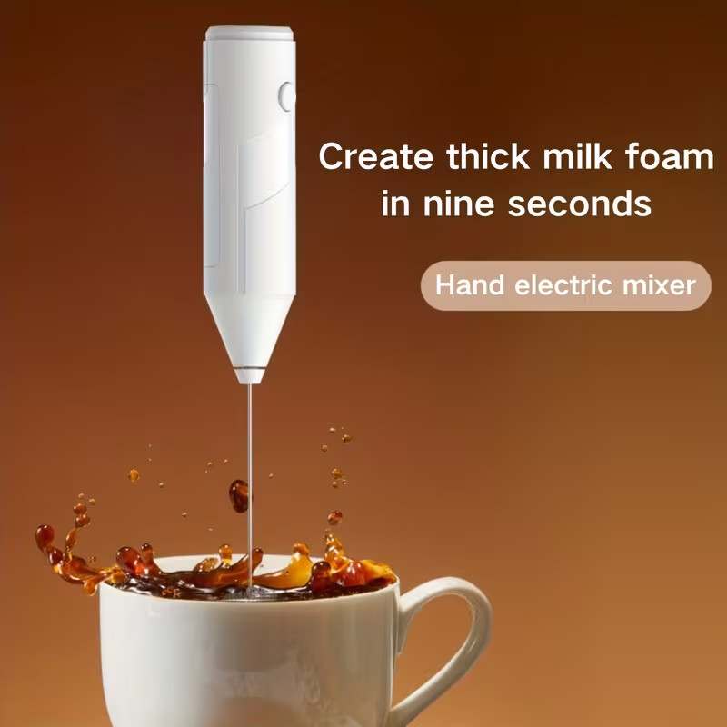 Battery Operated Handheld Electric Milk Frother Mini Coffee Whisk Drink Stirrer