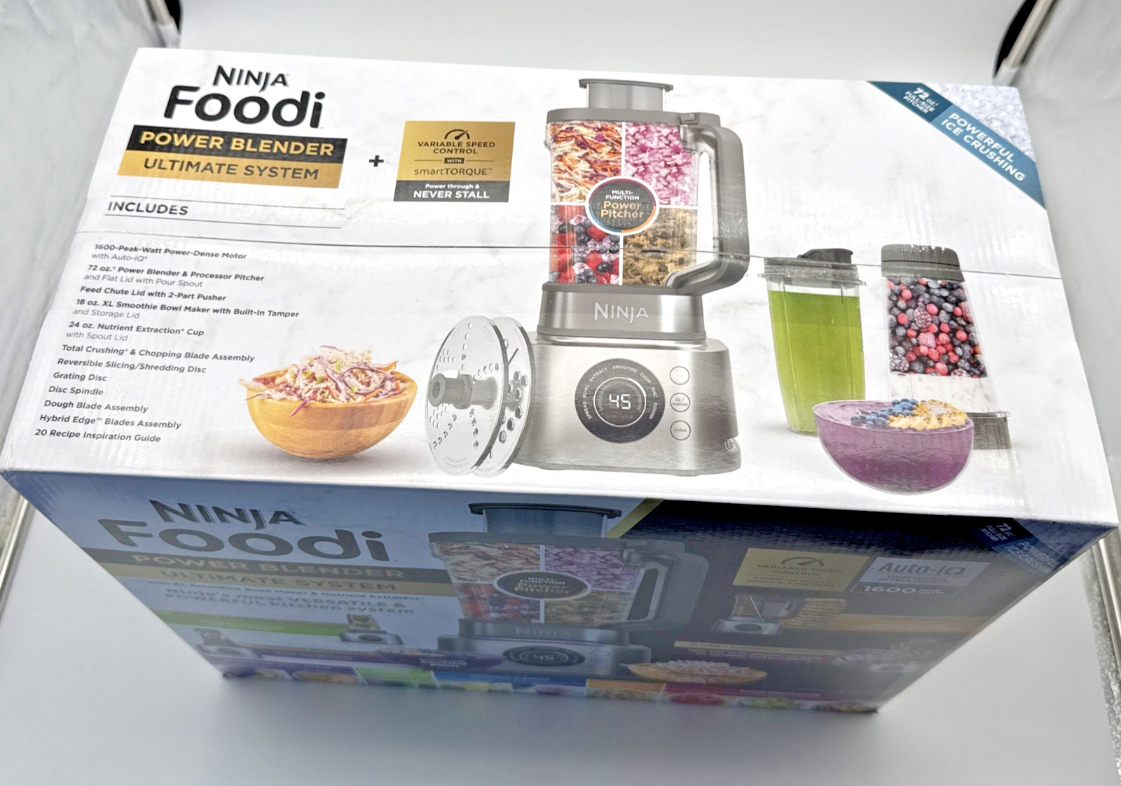 Ninja Foodi Power Blender Ultimate System with 72 oz SS401 (New Factory sealed)