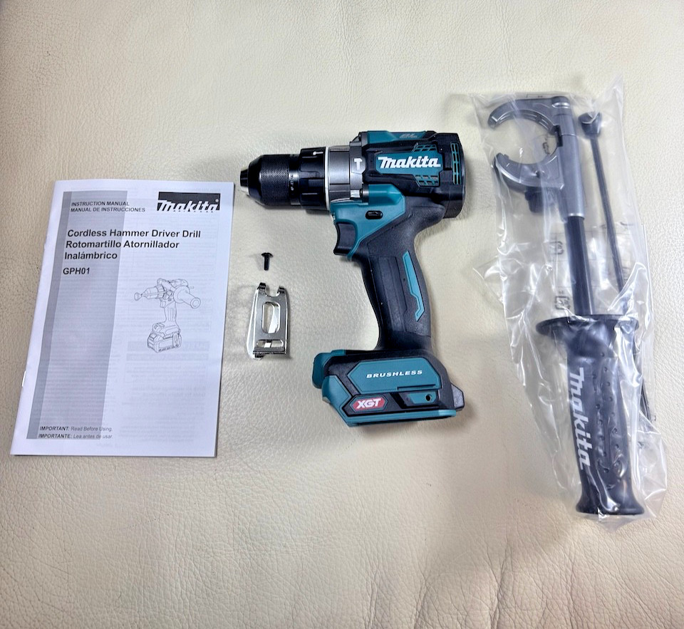 Makita GPH01 40V max XGT Brushless Cordless 1/2″ Hammer Driver Drill, Tool Only