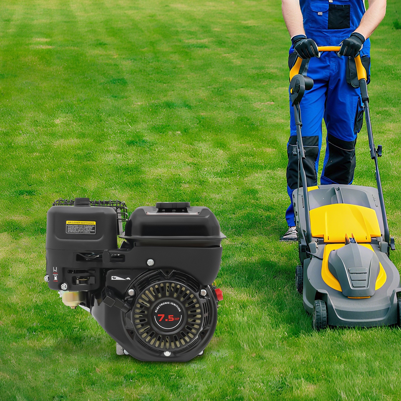 212cc 7.5hp 4-stroke Gasoline Engine Steel Start Engine Manual
