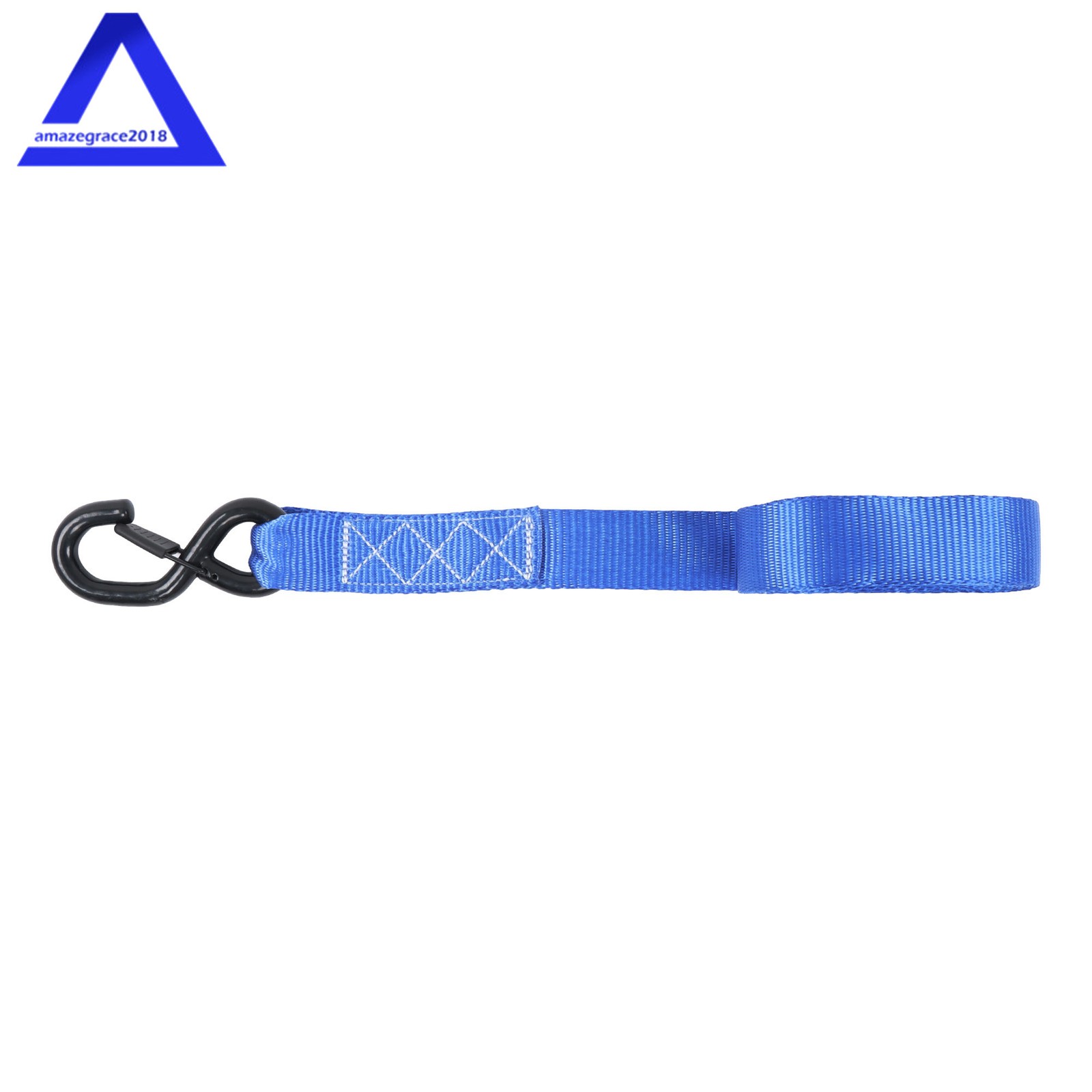 4 Pack 1.6″ × 15 Feet Heavy Duty Tie Downs 5208Lbs Ratchet Straps W/ S Hook Blue