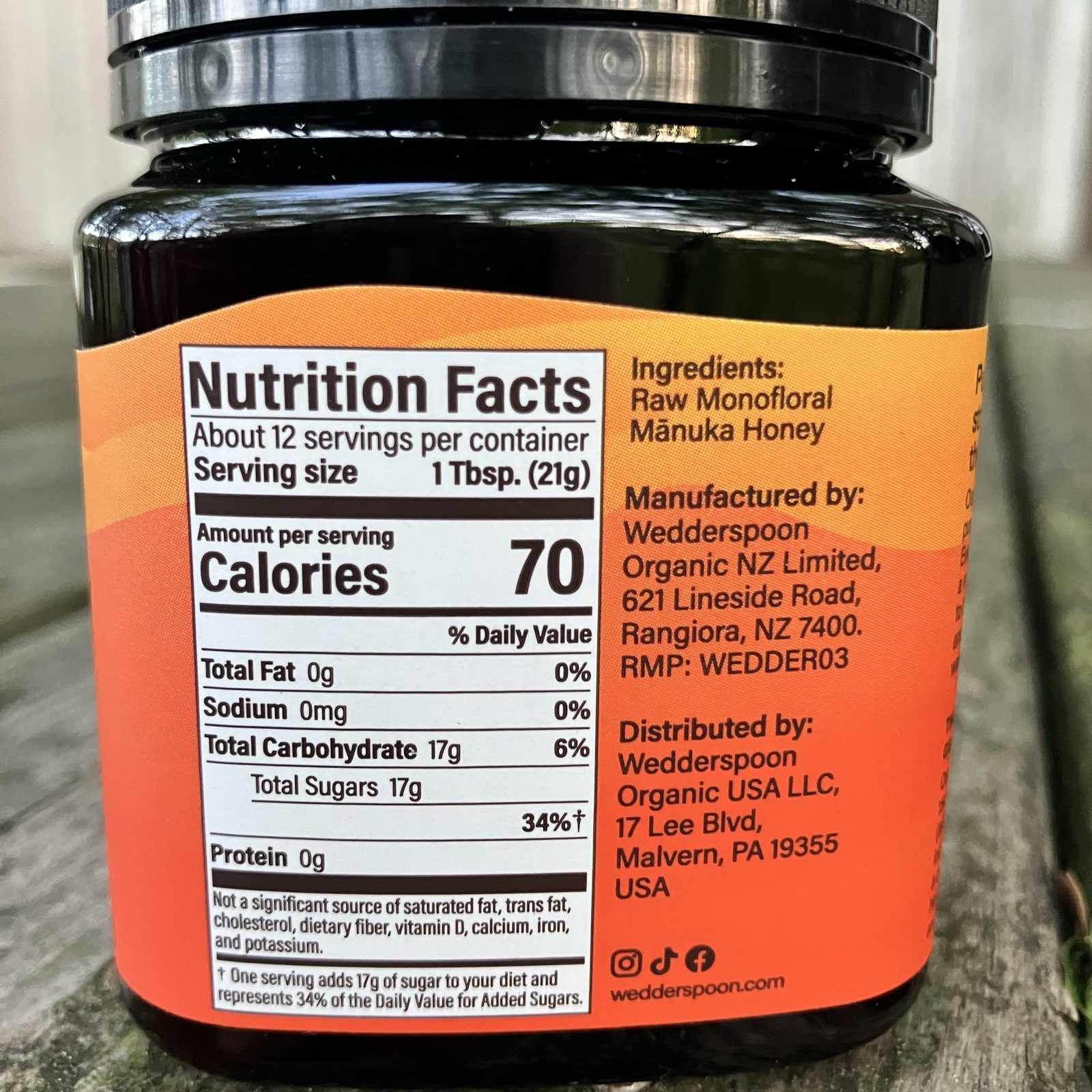 RAW MANUKA Honey 150+ MGO 8.8 oz Jar | Unpasteurized | Best By 2028