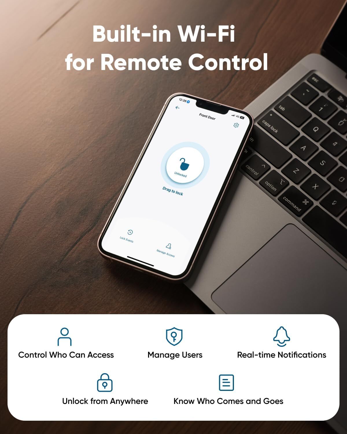 eufy Security Smart Lock C30 Keyless Entry Door Lock Deadbolt Auto-Lock |Refurb
